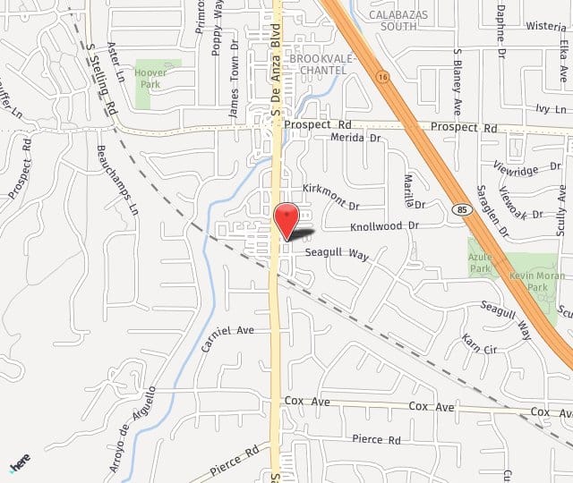 Location Map: 12280 Saratoga Sunnyvale Road Saratoga, CA 95070